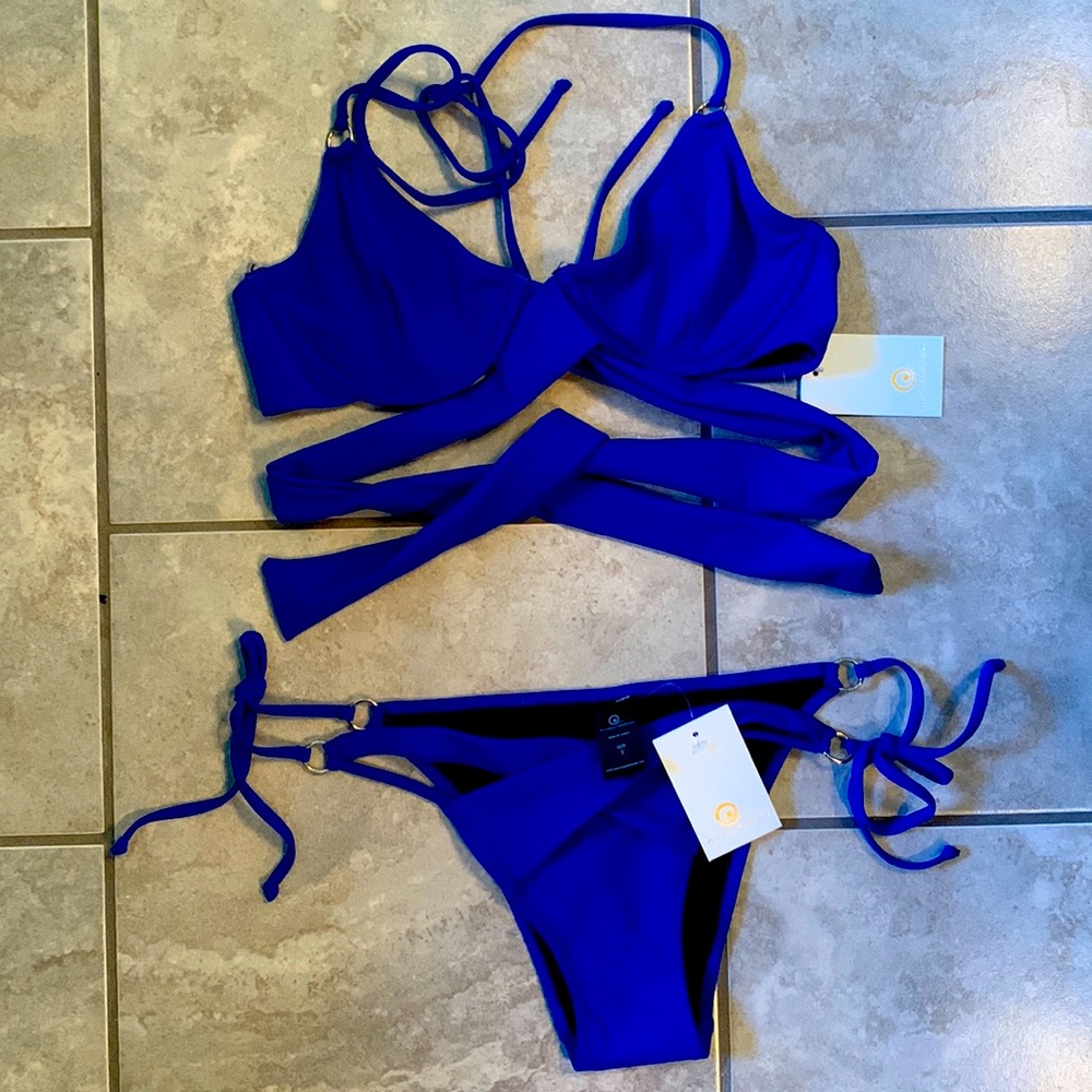 Plumeria swimwear bikini
